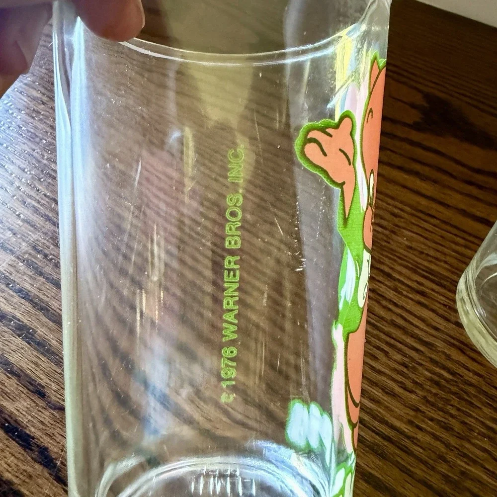 Set of 3 Pepsi Collector Series Looney Tunes 1976 Warner Bros Cartoon Glasses